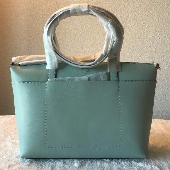💥 HP 💥 Kate Spade patrice satchel green purse - Picture 3 of 5